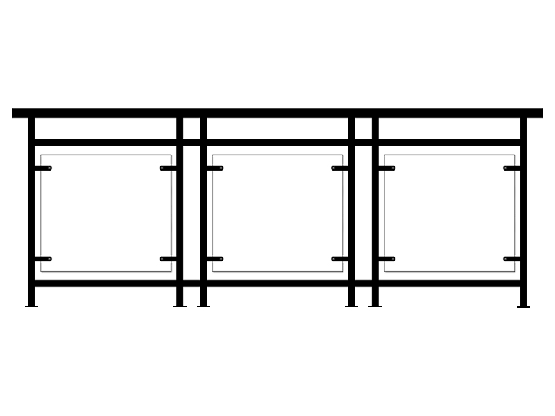 鋅鋼玻璃護(hù)欄1